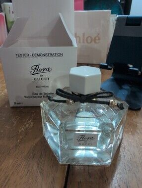 Gucci Flora Eau Fraiche by Gucci 2.5oz EDT Rare Htf NEW White Tester Box Nib